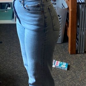 High rise Levi jeans